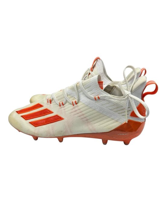 Miami Hurricanes Adidas Game Worn #29 Fottball Cleats Orange Men\'s Size 12 main image 8